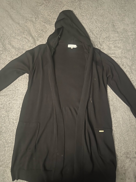 Calvin Klein Jackets & Blazers - Calvin Klein Black Open-Front Cardigan